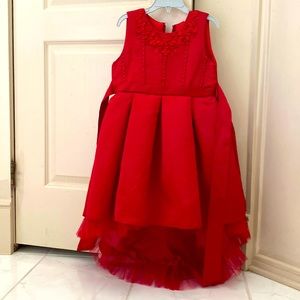 RED HIGH  LOW DRESS
